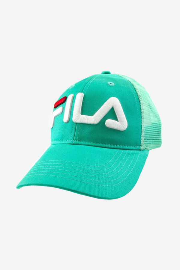 Chapéus De Balde Fila Verdes - Fila Trucker With Embroidered Logo Outlet Portugal,IFXC-90476